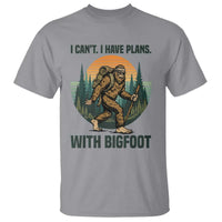I Cant I Have Plans With Bigfoot T Shirt Funny Cryptid Lover Gift - Wonder Print Shop