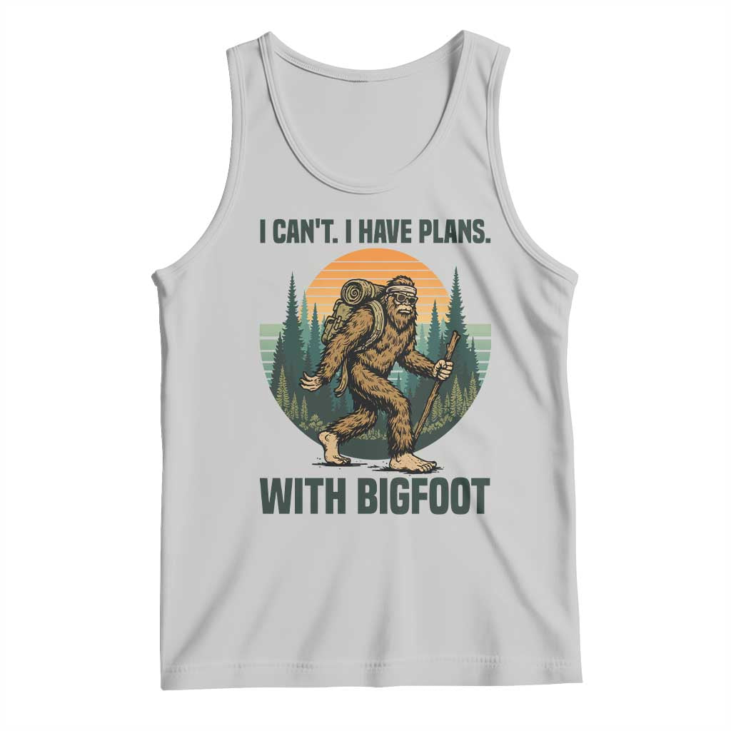 I Cant I Have Plans With Bigfoot Tank Top Funny Cryptid Lover Gift - Wonder Print Shop