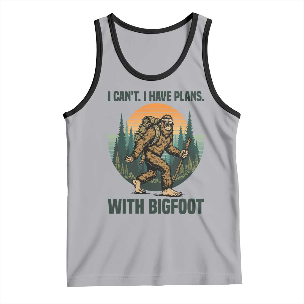 I Cant I Have Plans With Bigfoot Tank Top Funny Cryptid Lover Gift - Wonder Print Shop