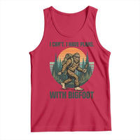 I Cant I Have Plans With Bigfoot Tank Top Funny Cryptid Lover Gift - Wonder Print Shop