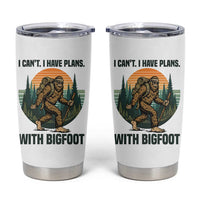 I Cant I Have Plans With Bigfoot Tumbler Cup Funny Cryptid Lover Gift