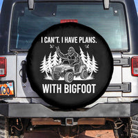 Funny Bigfoot Driving Car Spare Tire Cover I Cant I Have Plans With Bigfoot - Wonder Print Shop