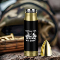 Funny Bigfoot Driving Car Bullet Tumbler I Cant I Have Plans With Bigfoot