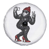 Funny Sexy Bigfoot Selfie Spare Tire Cover Sasquatch Lover Gift
