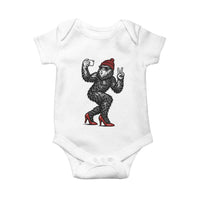 Funny Sexy Bigfoot Selfie Baby Onesie Sasquatch Lover Gift