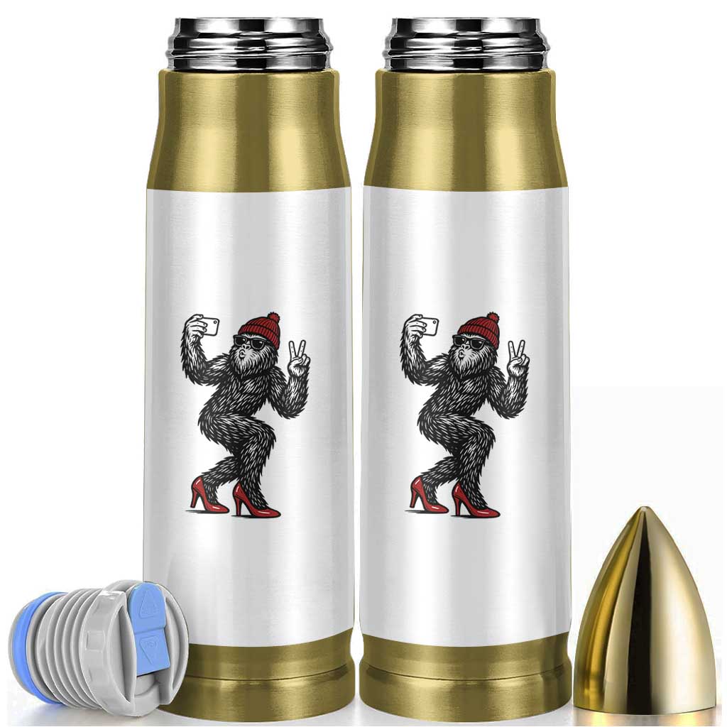 Funny Sexy Bigfoot Selfie Bullet Tumbler Sasquatch Lover Gift