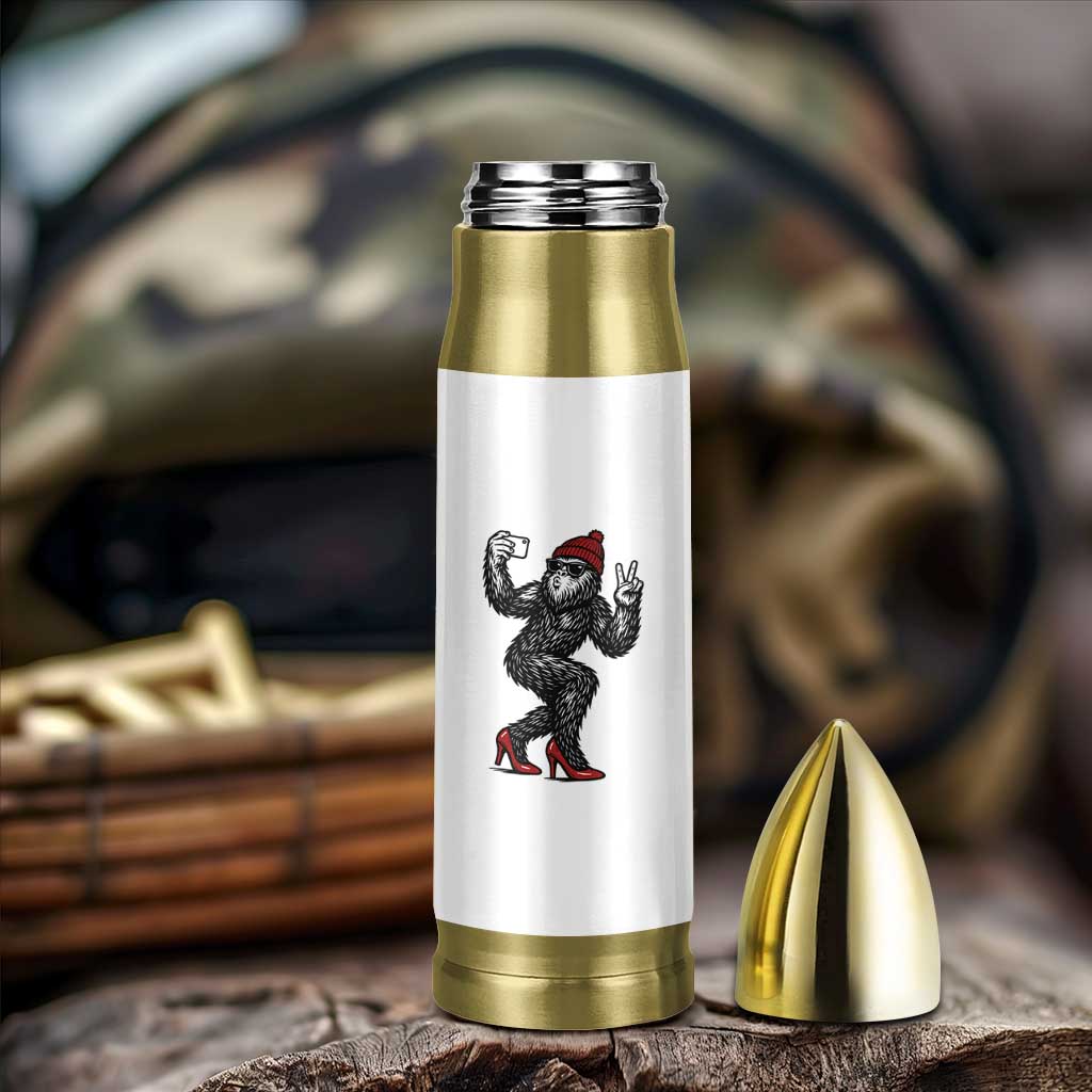 Funny Sexy Bigfoot Selfie Bullet Tumbler Sasquatch Lover Gift