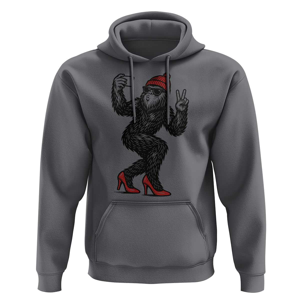 Funny Sexy Bigfoot Selfie Hoodie Sasquatch Lover Gift