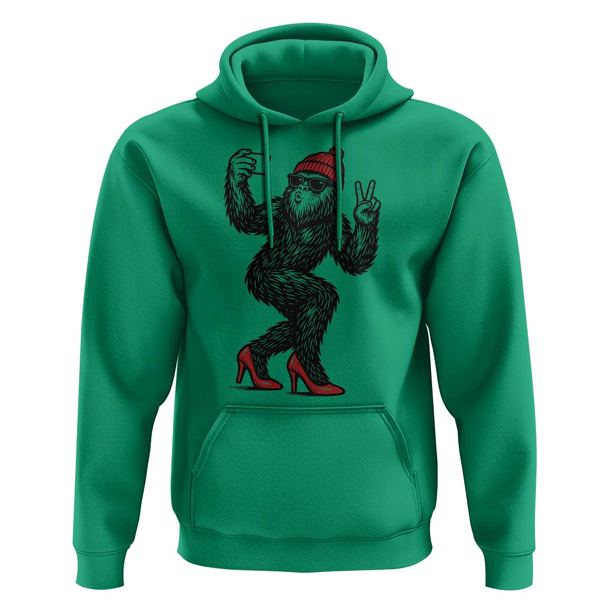 Funny Sexy Bigfoot Selfie Hoodie Sasquatch Lover Gift