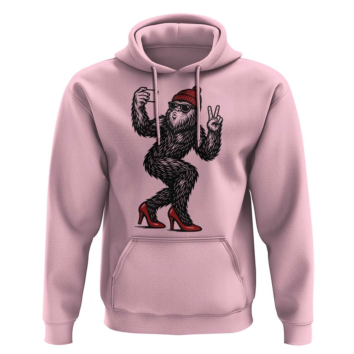Funny Sexy Bigfoot Selfie Hoodie Sasquatch Lover Gift