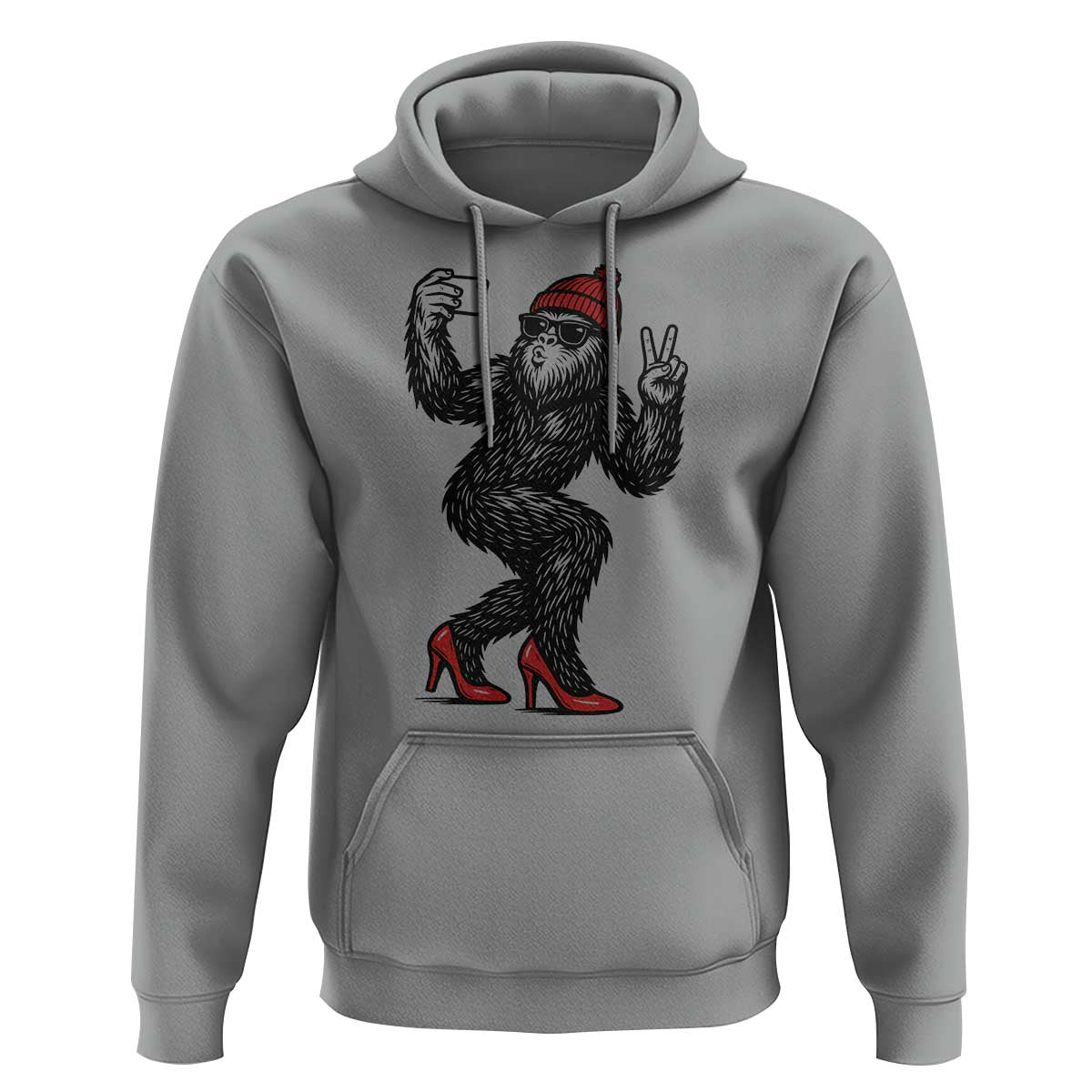 Funny Sexy Bigfoot Selfie Hoodie Sasquatch Lover Gift