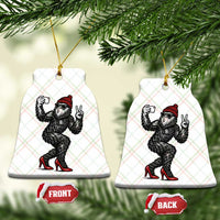 Funny Sexy Bigfoot Selfie Ceramic Ornament Sasquatch Lover Gift