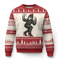 Funny Sexy Bigfoot Selfie Ugly Christmas Sweater Sasquatch Lover Gift