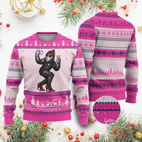 Funny Sexy Bigfoot Selfie Ugly Christmas Sweater Sasquatch Lover Gift