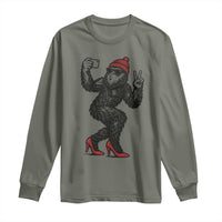 Funny Sexy Bigfoot Selfie Long Sleeve Shirt Sasquatch Lover Gift