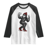 Funny Sexy Bigfoot Selfie Raglan Shirt Sasquatch Lover Gift