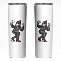 Funny Sexy Bigfoot Selfie Skinny Tumbler Sasquatch Lover Gift
