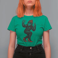 Funny Sexy Bigfoot Selfie T Shirt For Women Sasquatch Lover Gift
