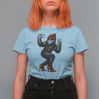 Funny Sexy Bigfoot Selfie T Shirt For Women Sasquatch Lover Gift