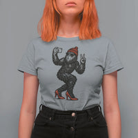 Funny Sexy Bigfoot Selfie T Shirt For Women Sasquatch Lover Gift
