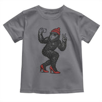 Funny Sexy Bigfoot Selfie Toddler T Shirt Sasquatch Lover Gift