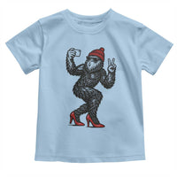 Funny Sexy Bigfoot Selfie Toddler T Shirt Sasquatch Lover Gift