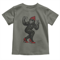 Funny Sexy Bigfoot Selfie Toddler T Shirt Sasquatch Lover Gift