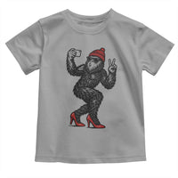 Funny Sexy Bigfoot Selfie Toddler T Shirt Sasquatch Lover Gift