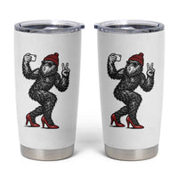 Funny Sexy Bigfoot Selfie Tumbler Cup Sasquatch Lover Gift