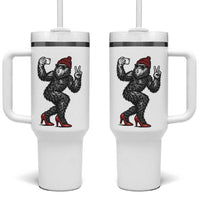 Funny Sexy Bigfoot Selfie Tumbler With Handle Sasquatch Lover Gift