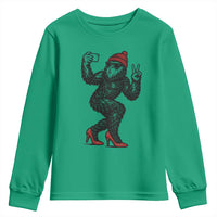 Funny Sexy Bigfoot Selfie Youth Sweatshirt Sasquatch Lover Gift