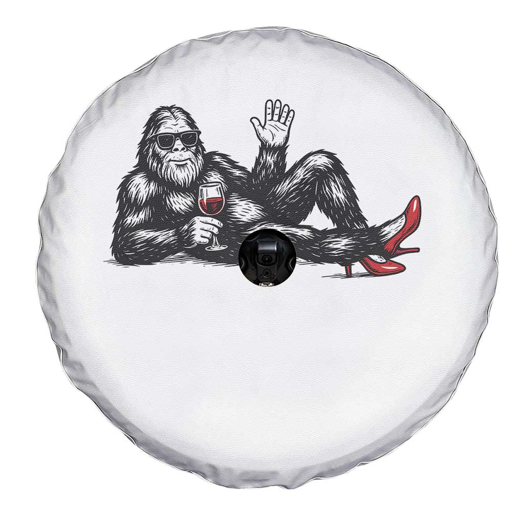 Funny Sassquatch Sexy Spare Tire Cover Bigfoot With Cocktail Party Humor - Wonder Print Shop