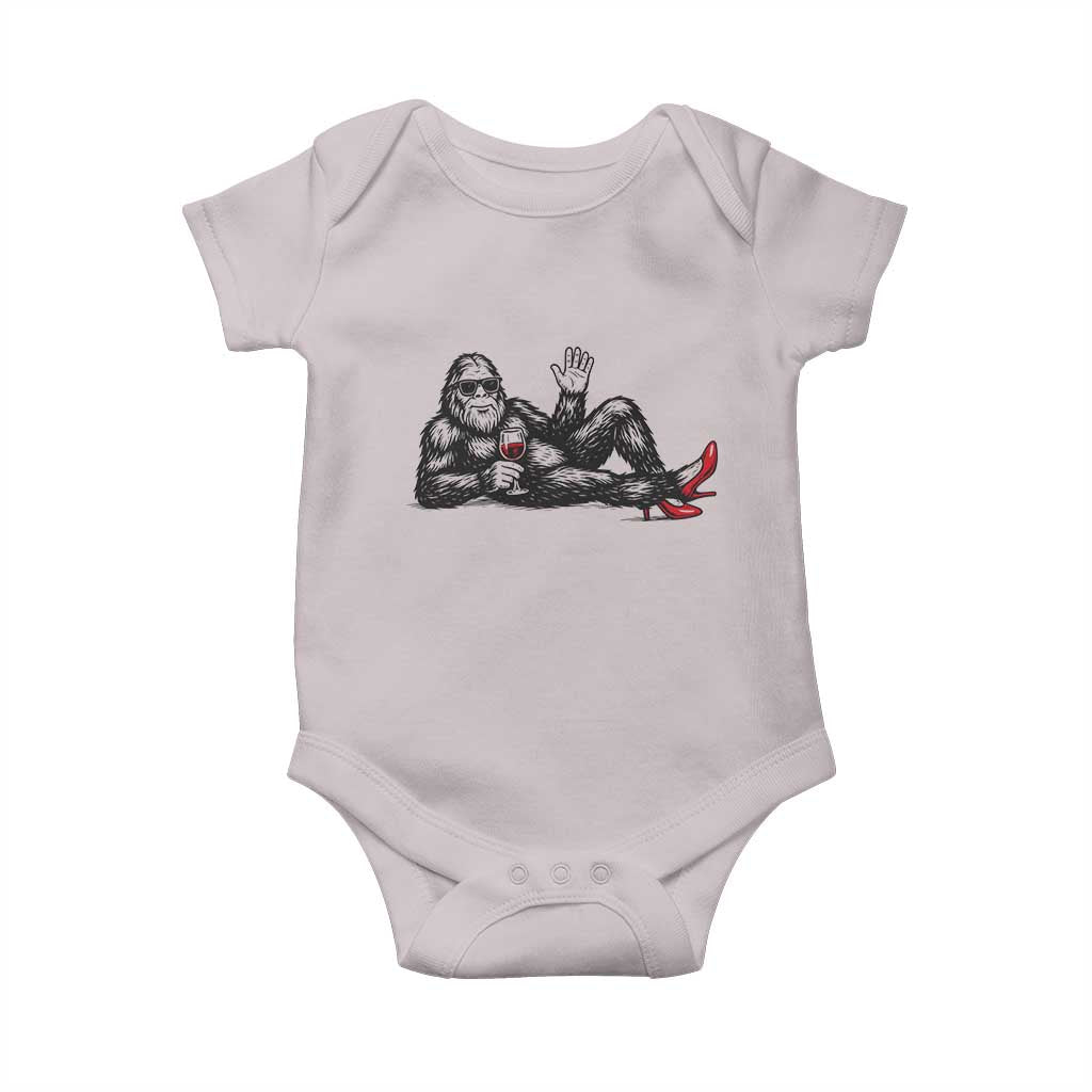 Funny Sassquatch Sexy Baby Onesie Bigfoot With Cocktail Party Humor - Wonder Print Shop