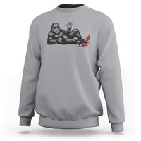 Funny Sassquatch Sexy Sweatshirt Bigfoot With Cocktail Party Humor - Wonder Print Shop
