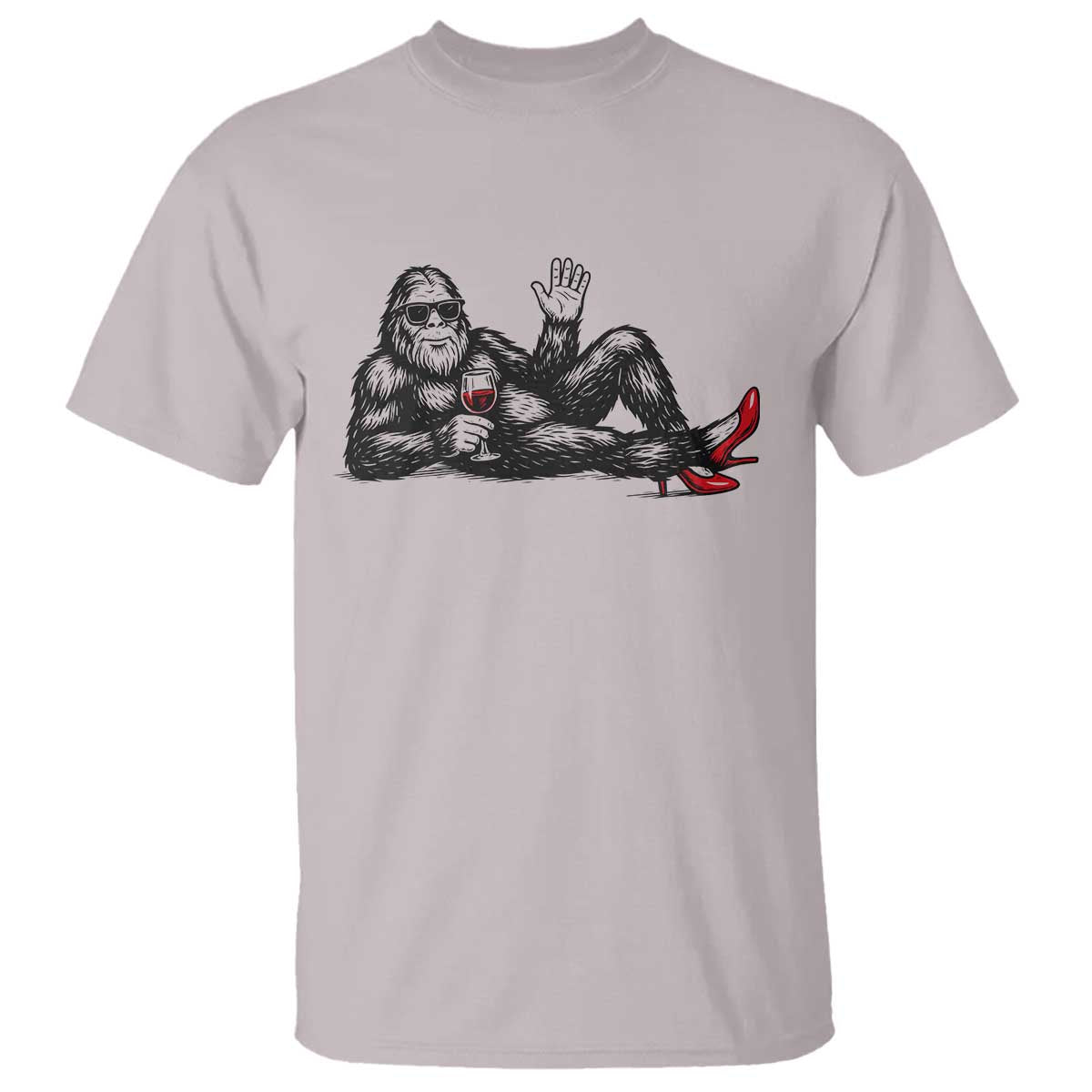 Funny Sassquatch Sexy T Shirt Bigfoot With Cocktail Party Humor - Wonder Print Shop