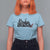 Funny Sassquatch Sexy T Shirt For Women Bigfoot With Cocktail Party Humor - Wonder Print Shop