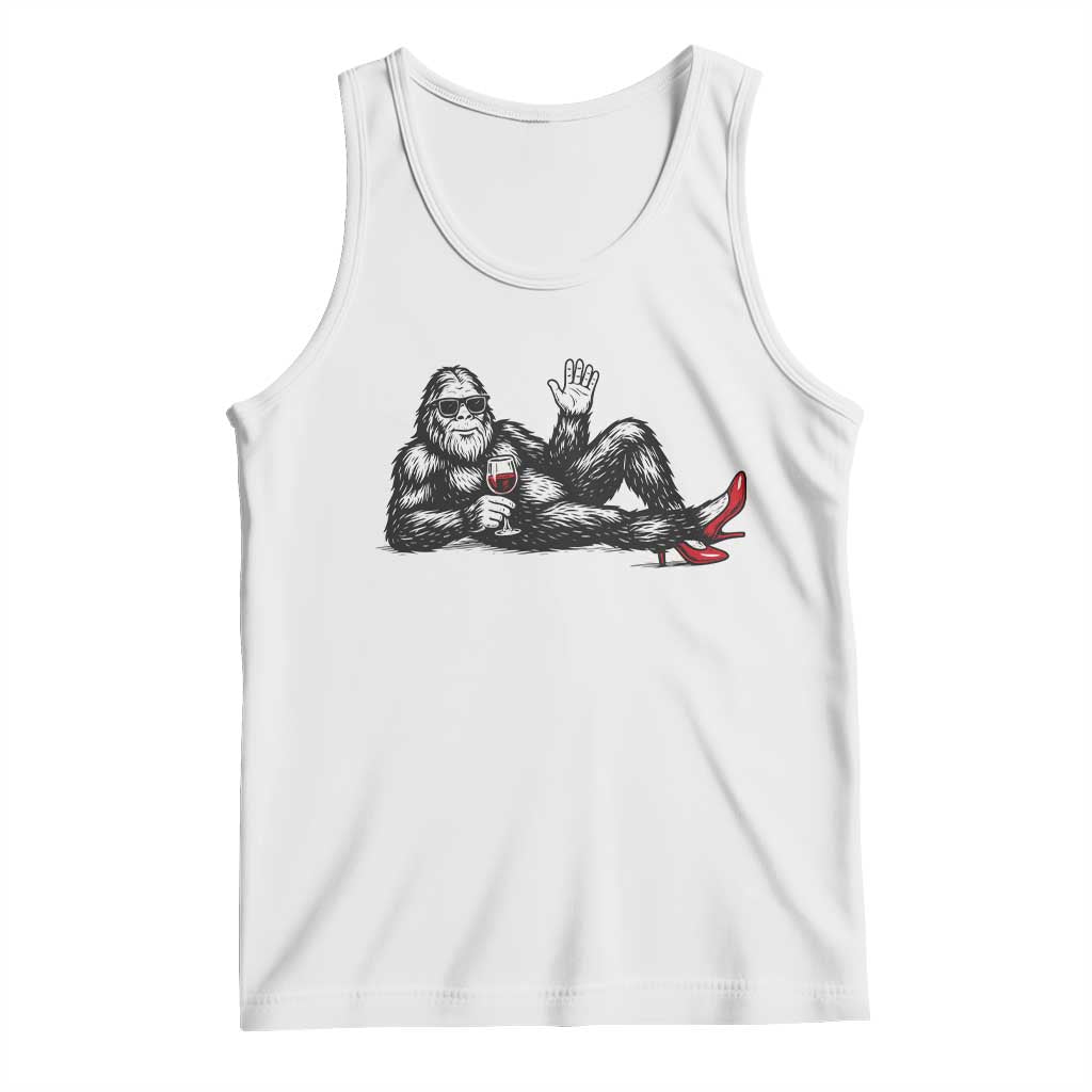 Funny Sassquatch Sexy Tank Top Bigfoot With Cocktail Party Humor - Wonder Print Shop
