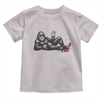 Funny Sassquatch Sexy Toddler T Shirt Bigfoot With Cocktail Party Humor - Wonder Print Shop
