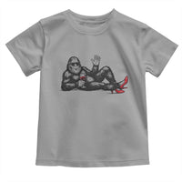Funny Sassquatch Sexy Toddler T Shirt Bigfoot With Cocktail Party Humor - Wonder Print Shop