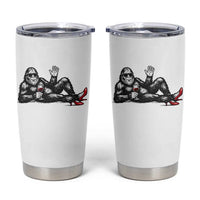 Funny Sassquatch Sexy Tumbler Cup Bigfoot With Cocktail Party Humor