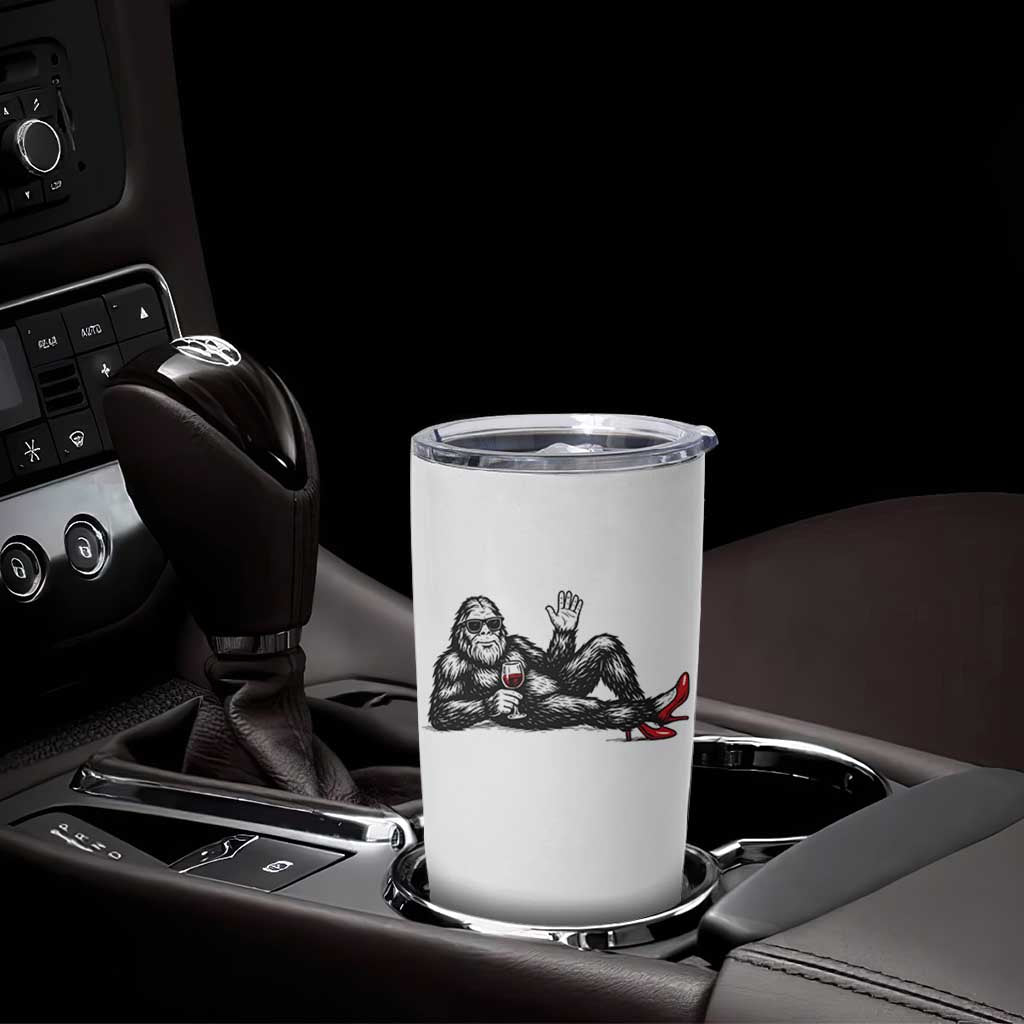 Funny Sassquatch Sexy Tumbler Cup Bigfoot With Cocktail Party Humor