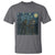 Funny Bigfoot Painting Starry Night Art Parody Gift T Shirt - Wonder Print Shop
