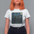 Funny Bigfoot Painting Starry Night Art Parody Gift T Shirt For Women - Wonder Print Shop