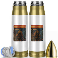 Funny Bigfoot And Alien Bullet Tumbler Parody The Scream Art Meme Gift