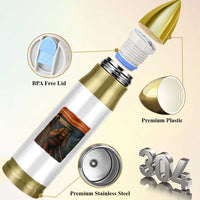 Funny Bigfoot And Alien Bullet Tumbler Parody The Scream Art Meme Gift