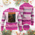 Funny Bigfoot And Alien Ugly Christmas Sweater Parody The Scream Art Meme Gift - Wonder Print Shop