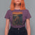 Funny Bigfoot And Alien T Shirt For Women Parody The Scream Art Meme Gift - Wonder Print Shop