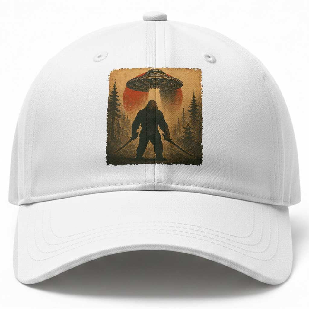 Samurai Bigfoot Baseball Cap Japanese Vintage Ukiyoe Style