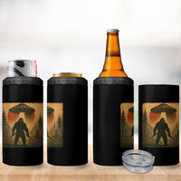 Samurai Bigfoot 4 in 1 Can Cooler Tumbler Japanese Vintage Ukiyoe Style