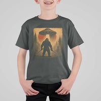 Samurai Bigfoot T Shirt For Kid Japanese Vintage Ukiyoe Style - Wonder Print Shop